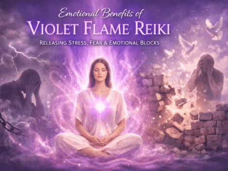 Emotional Benefits of Violet Flame Reiki: Releasing Stress, Fear, and Emotional Blocks
