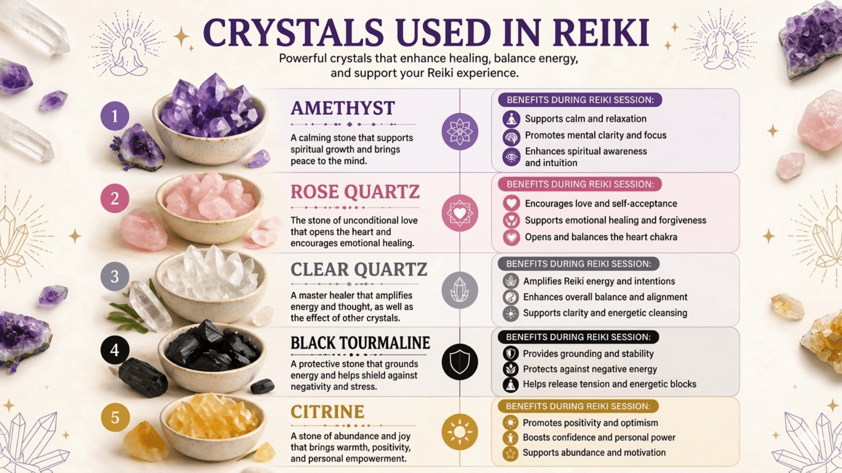 Reiki and Crystals: How They Work Together to Deepen Healing