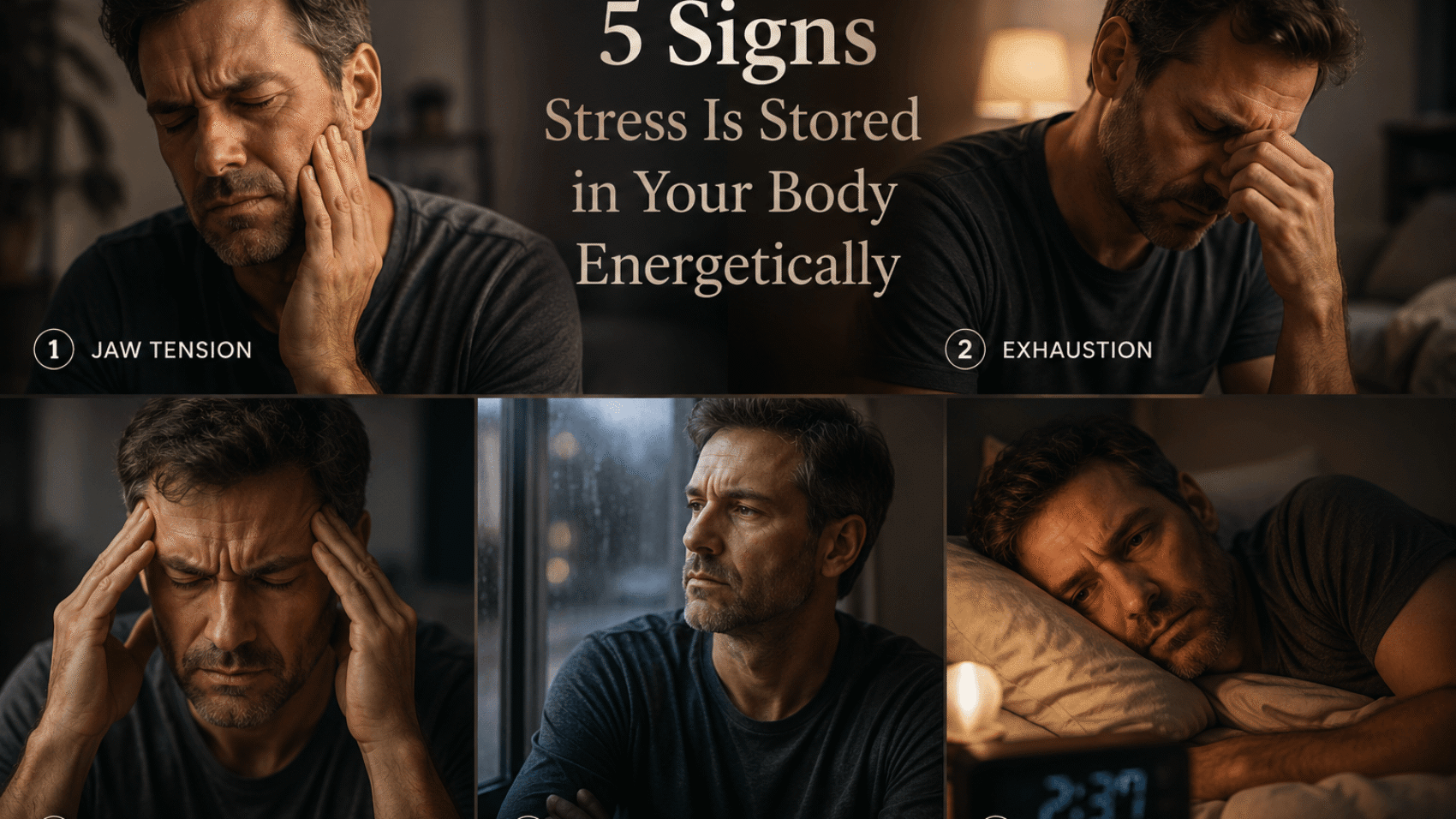 5 Signs Stress Is Stored in Your Body Energetically